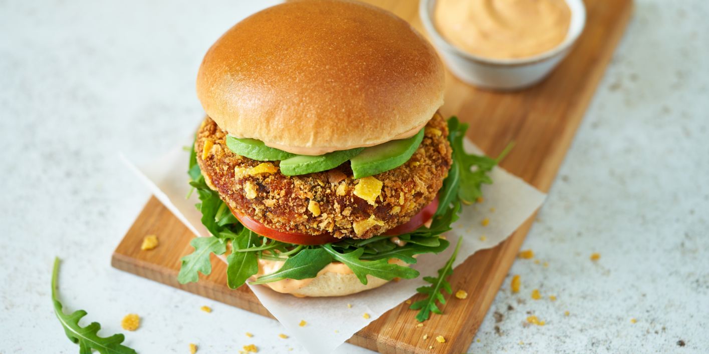 Smokey Chipotle Chilli & Sweet Potato Burger