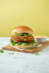 Smokey Chipotle Chilli & Sweet Potato Burger