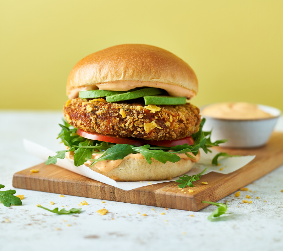 Smokey Chipotle Chilli & Sweet Potato Burger